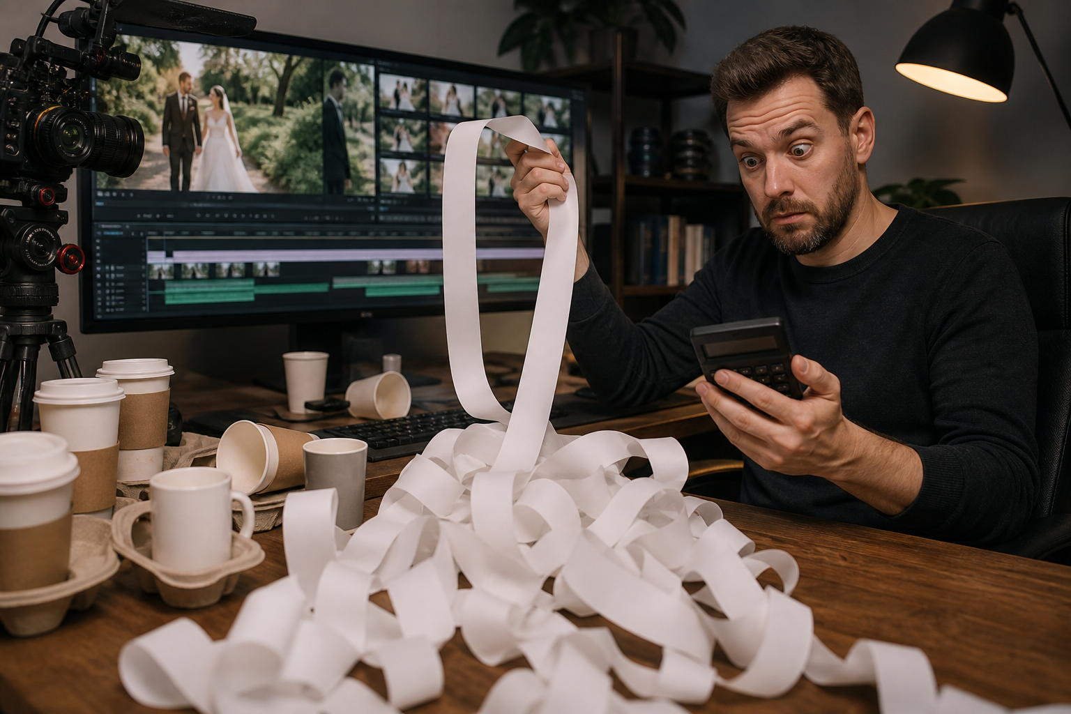 Wedding videographer overwhelmed by the true cost of wedding video editing
